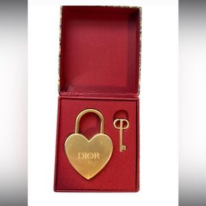 Dior  Heart Padlock with Key